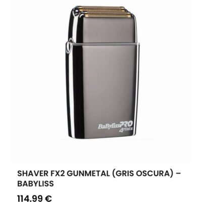 SHAVER FX2 GUNMETAL