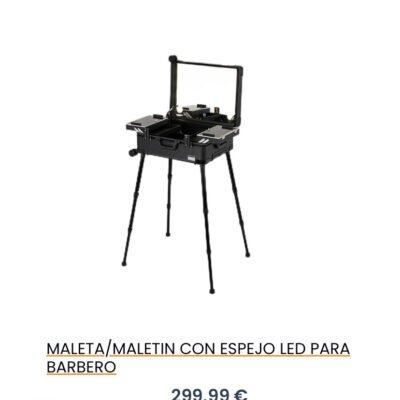 MALETA/MALETIN CON ESPEJO LED