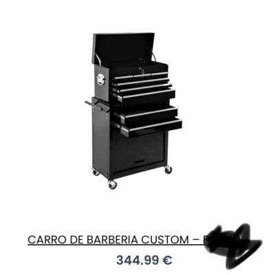 CARRO DE BARBERIA CUSTOM